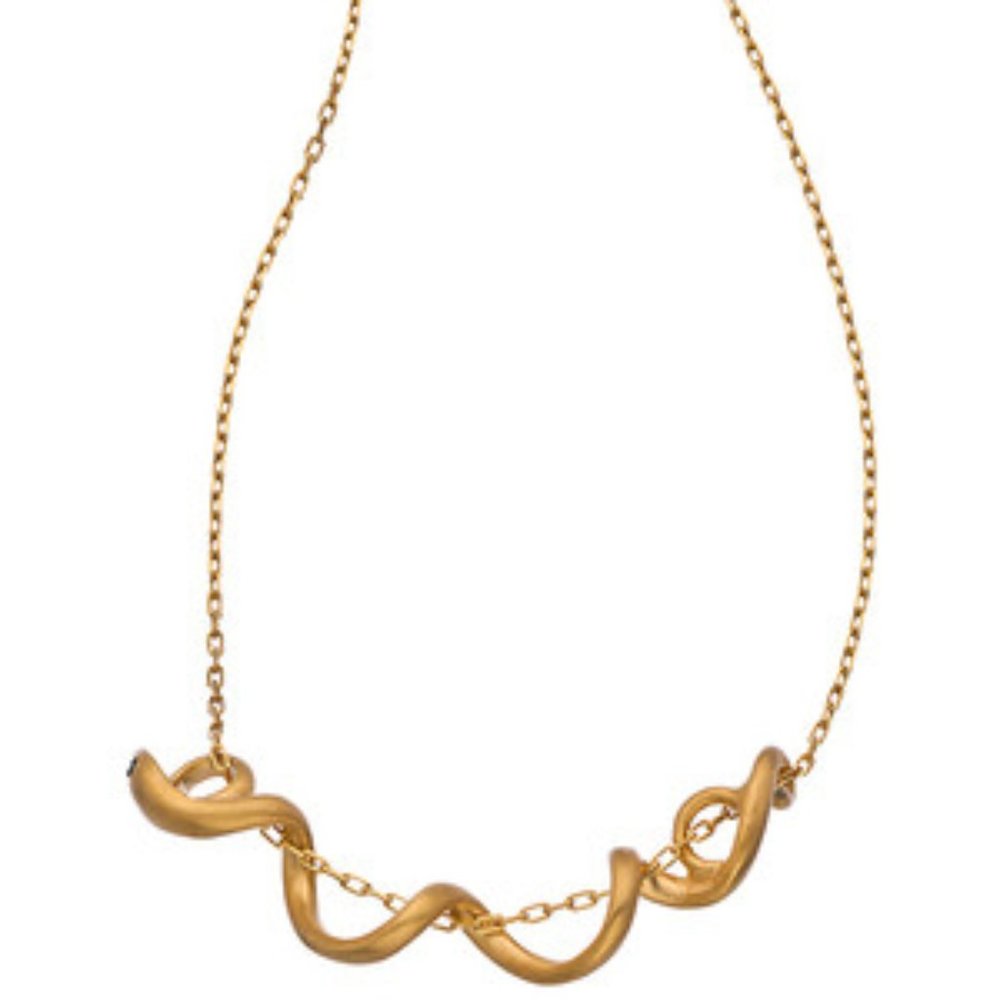 Satya Serpent Snake Necklace Gold